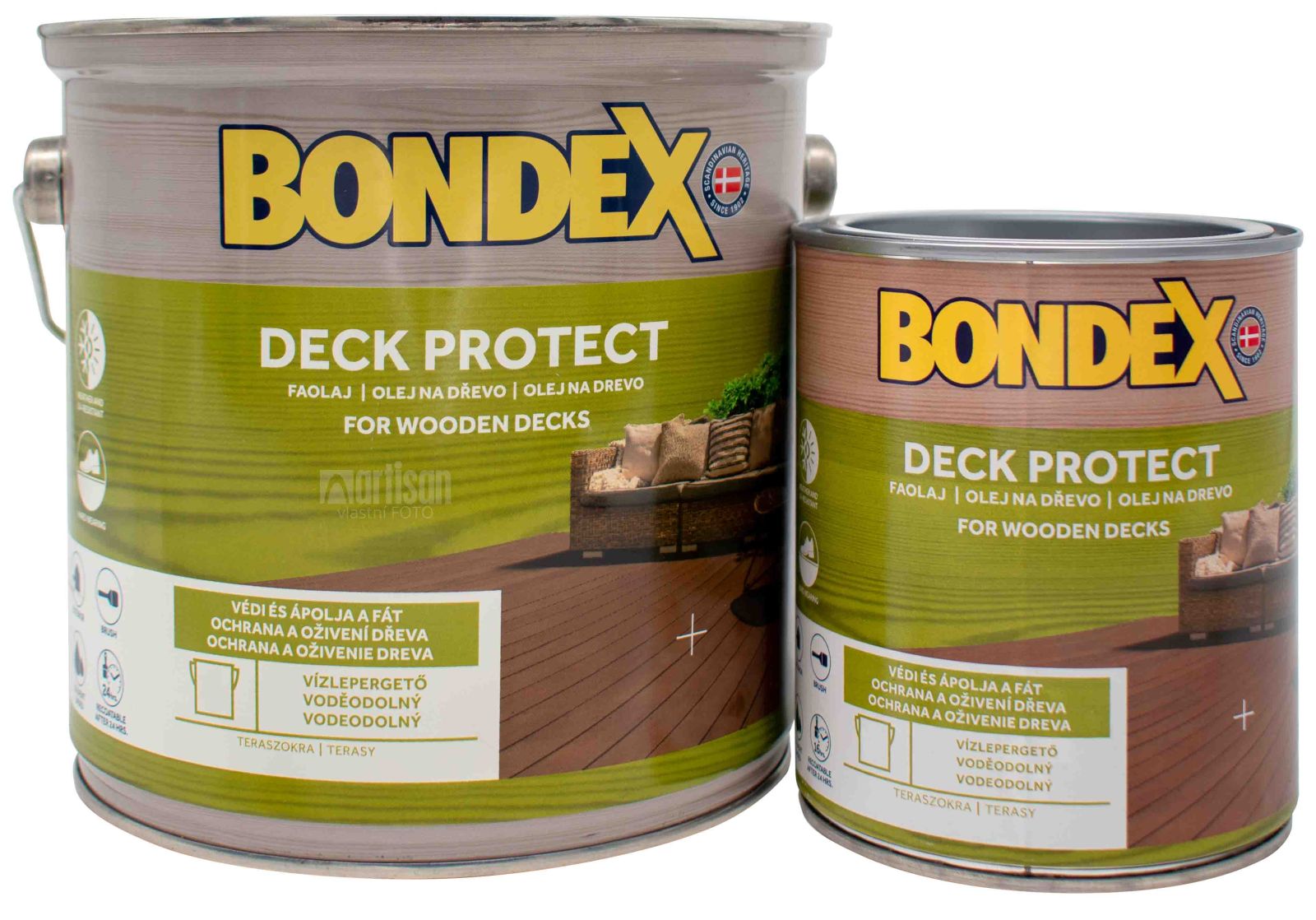 BONDEX Deck Protect v objemu 0.75 l a 2.5 l